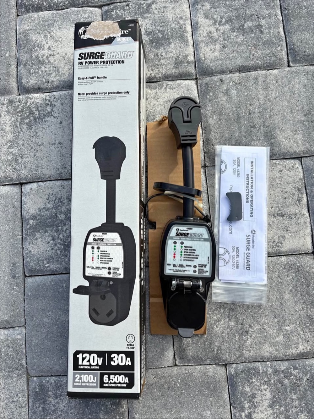RV/Motorhome 30 amp surge protector
